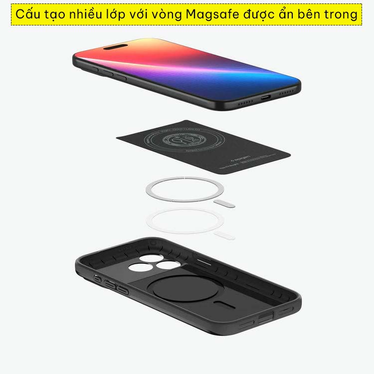 Ốp lưng iPhone 17 Pro Max Spigen Thin Fit Magfit 6
